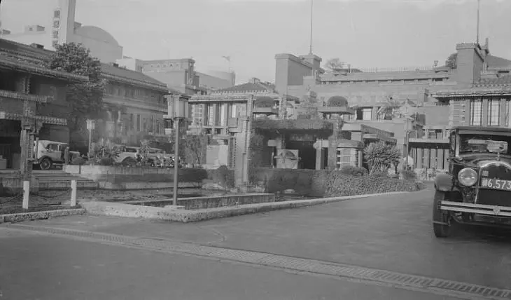 [摄影] 老照片 1935年的日本东京  古老的建筑